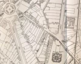 Plan des alentours de la rue d'Auxonne (1885)